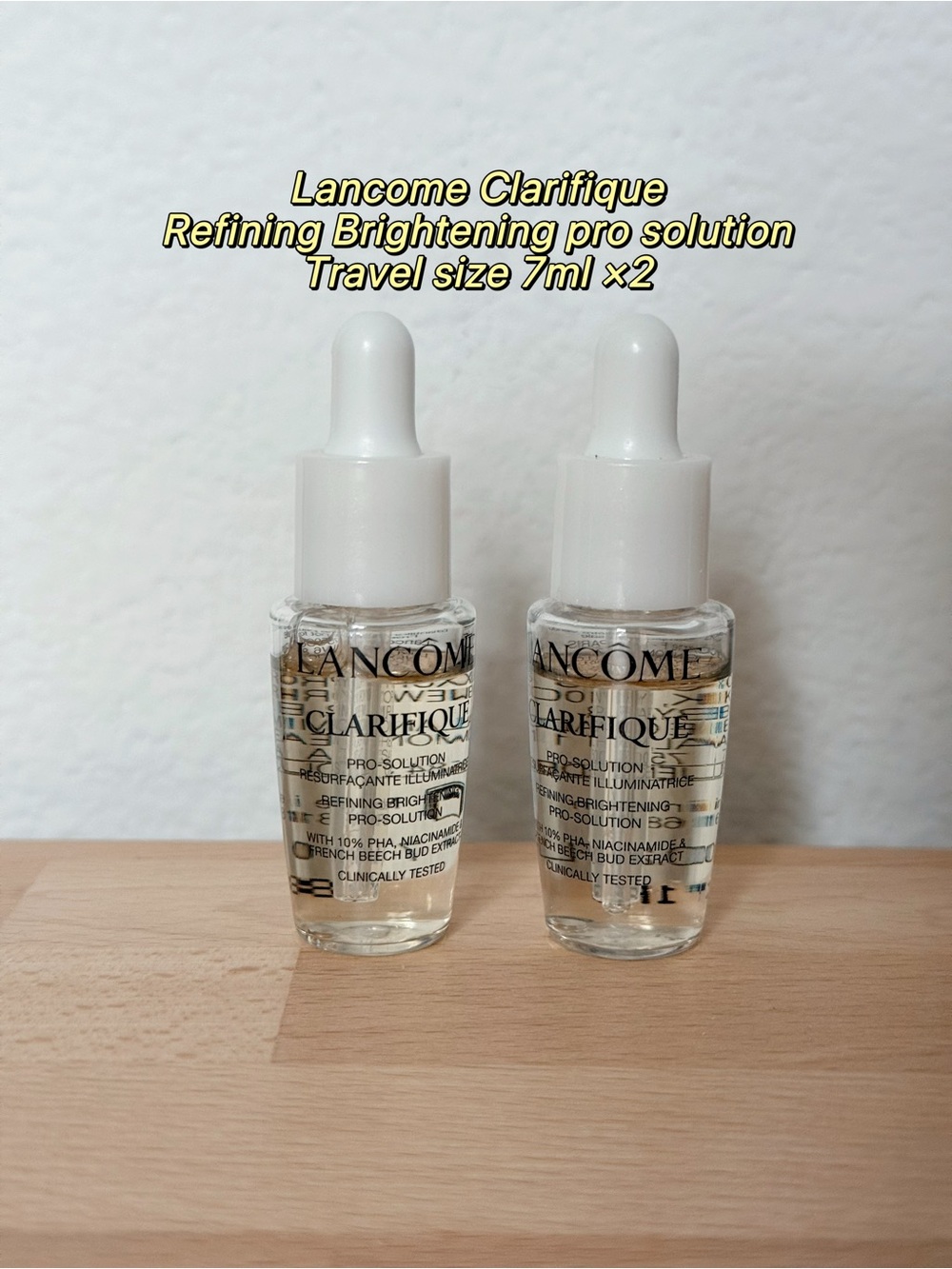 Clarifique Refining Brightening Pro Solution Travel Size (Clear) - 7ml x2